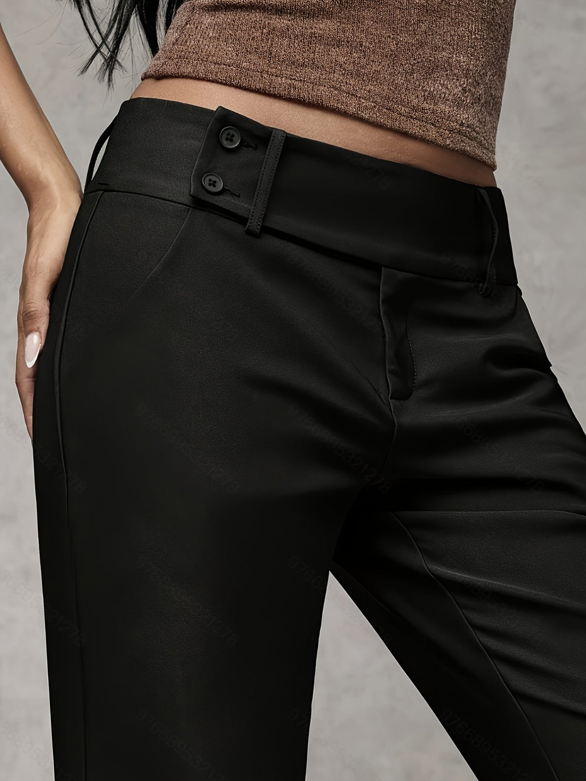 Duna | Pantaloni ampi a vita alta