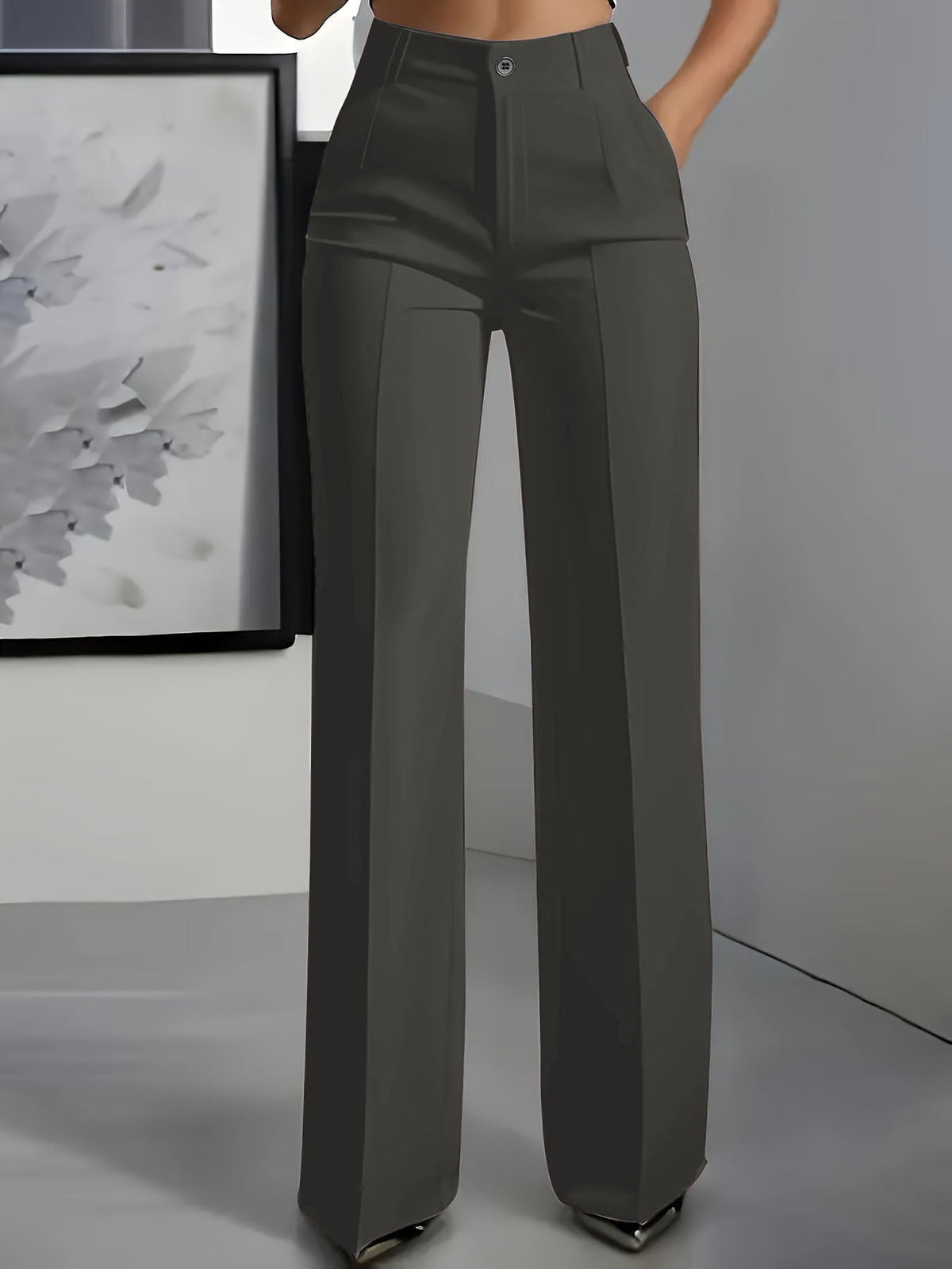 Pantaloni da Donna | Vita Alta con Fascia Elastica