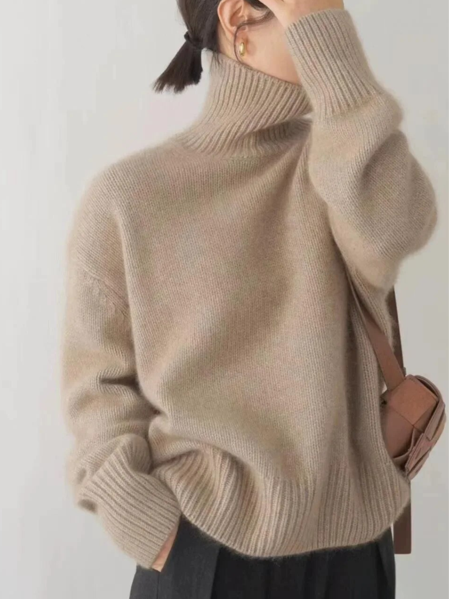 Amy | Maglione casual a collo alto