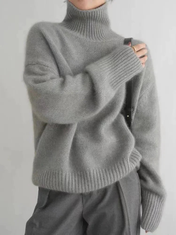 Amy | Maglione casual a collo alto