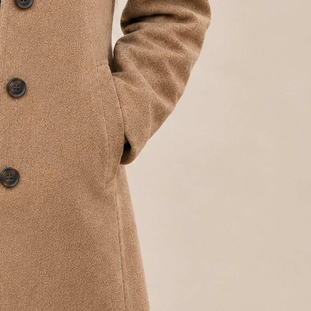 Greta | Cappotto in panno con sciarpa in omaggio
