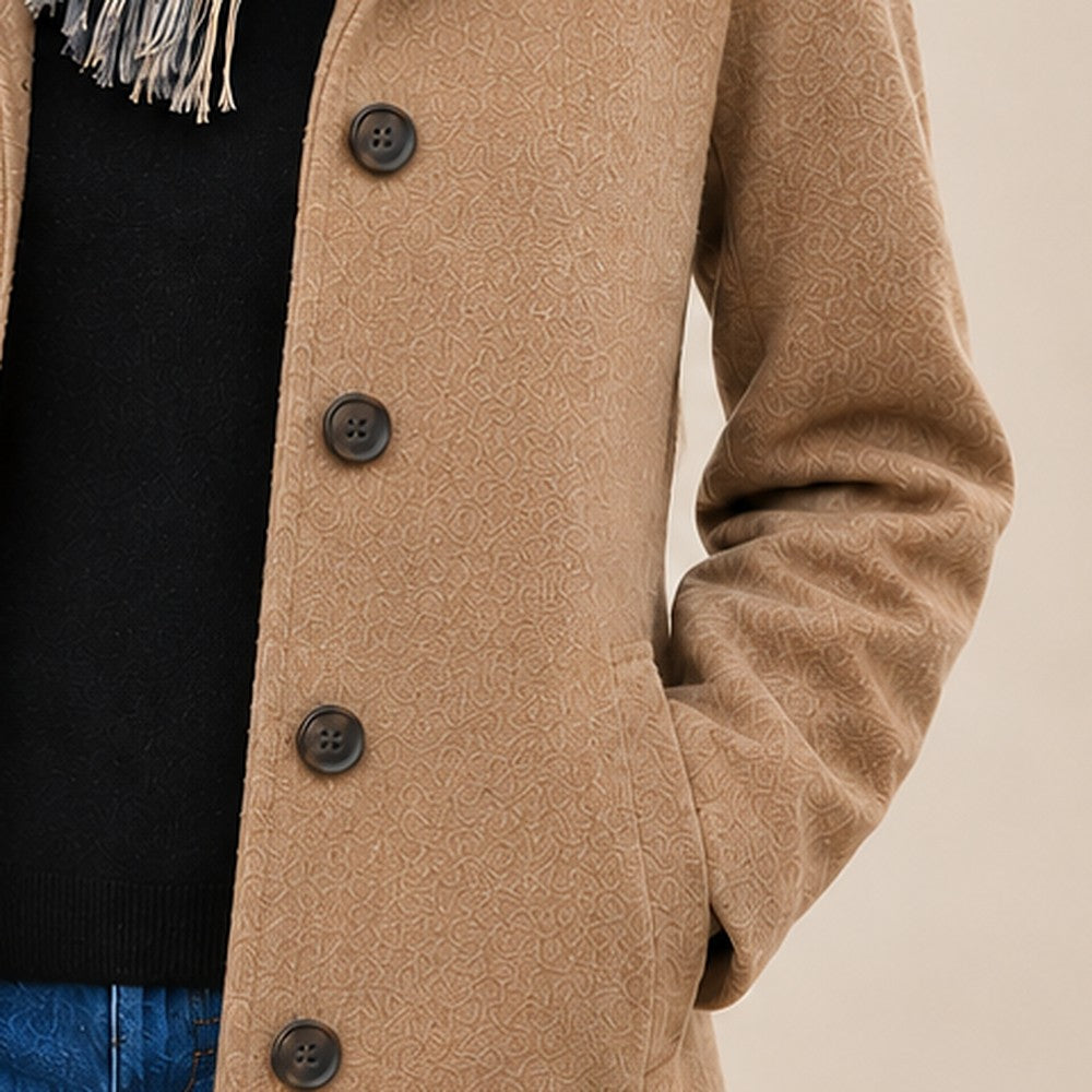 Greta | Cappotto in panno con sciarpa in omaggio
