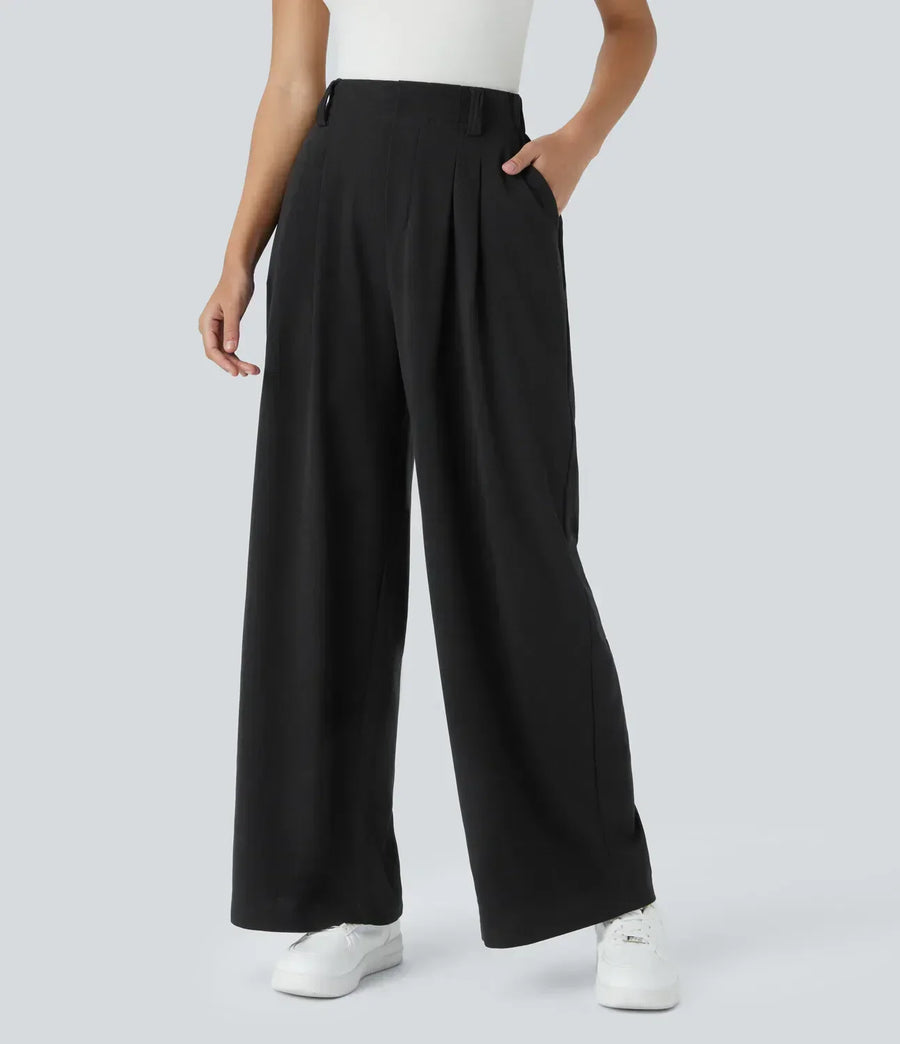 Pantaloni Eleganti | Elasticizzati a Vita Alta